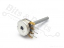 Adjustable resistance / potentiometer axial 10K Ohm Linear 1/4W ø4mm 